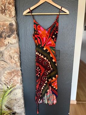 Farm Rio wrap dress XS floral